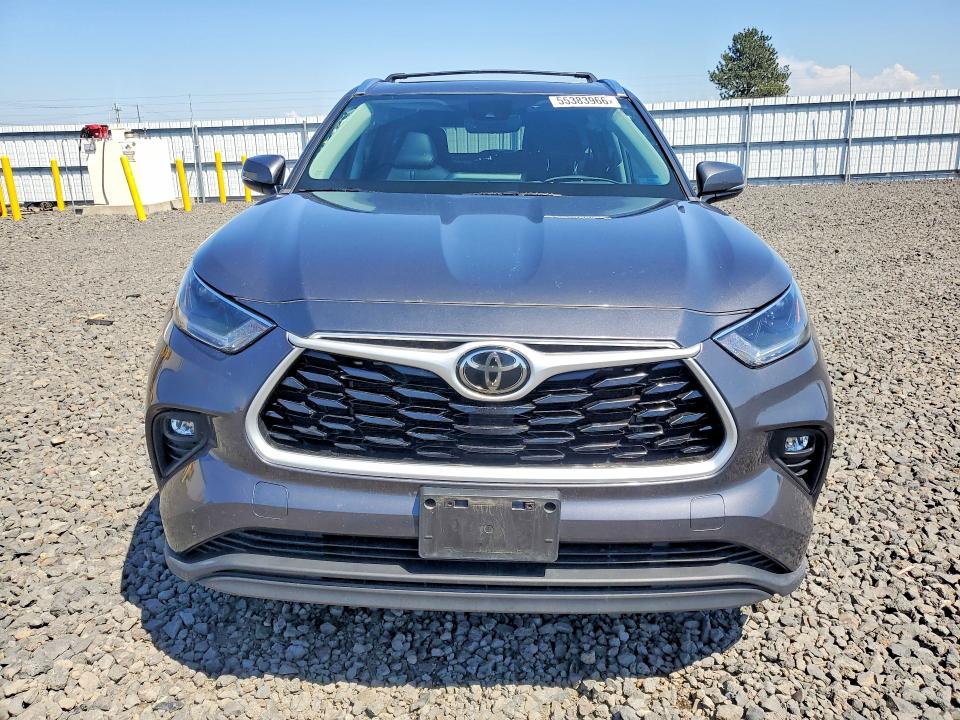 2021 Toyota Highlander VIN 5TDGZRBH7MS544431 COPART salvage auction — REAR END, Wa - Bill Of Sale, sold $9,100 on 2026-07-08 (photo 5)