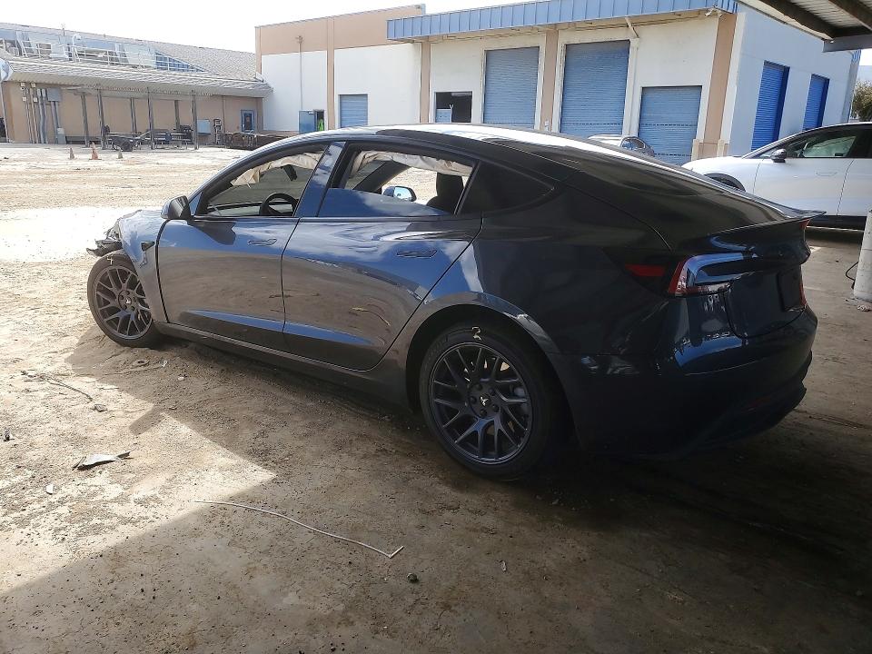 2025 Tesla Model 3 VIN 5YJ3E1EA6SF029013 COPART salvage auction — FRONT END, Ca - Salvage Certificate, sold $13,200 on 2026-07-28 (photo 2)