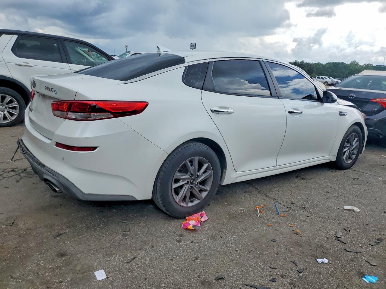 2019 Kia Optima VIN 5XXGT4L31KG369065 COPART salvage auction — Front End, St - Salvage Title, sold $3,000 on 2026-07-10 (photo 3)