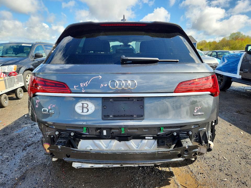 2024 Audi VIN WA1EAAFY0R2021660 COPART salvage auction — REAR END, Ma - Cert Of Title-Salvage, sold $18,300 on 2026-07-08 (photo 6)