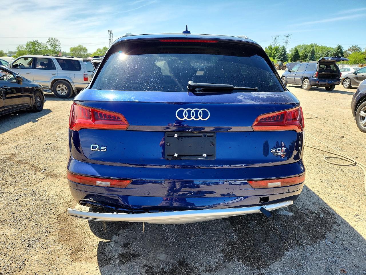 2018 Audi Q5 VIN WA1BNAFY6J2003417 COPART salvage auction — Front End, IL - SALVAGE CERTIFICATE, sold $6,000 on 2026-06-30 (photo 6)