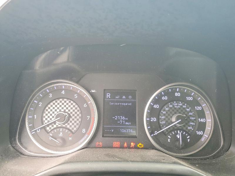 2019 Hyundai Elantra VIN KMHD84LF6KU762452 COPART salvage auction — FRONT END, TX - SALVAGE VEHICLE TITLE (P), sold $725 on 2026-07-02 (photo 9)