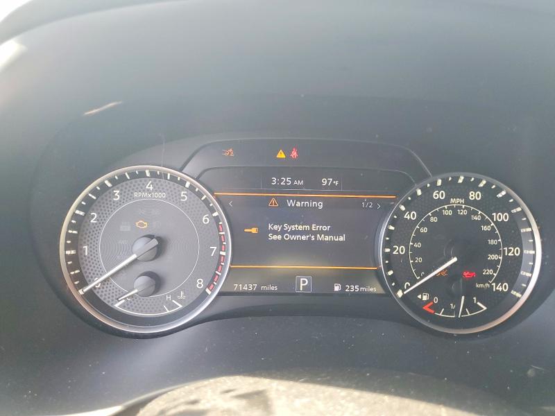 2023 Nissan Armada VIN JN8AY2AC9P9181711 COPART salvage auction — FRONT END, Tx - Salvage Vehicle Title, sold $10,500 on 2026-07-20 (photo 9)