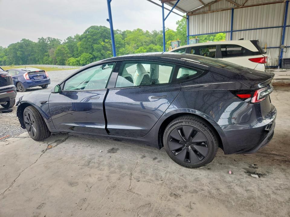 2025 Tesla Model 3 VIN 5YJ3E1EA0TF166398 COPART salvage auction — SIDE, Ga - Cert Of Title-Salvage, sold $13,900 on 2026-07-16 (photo 2)