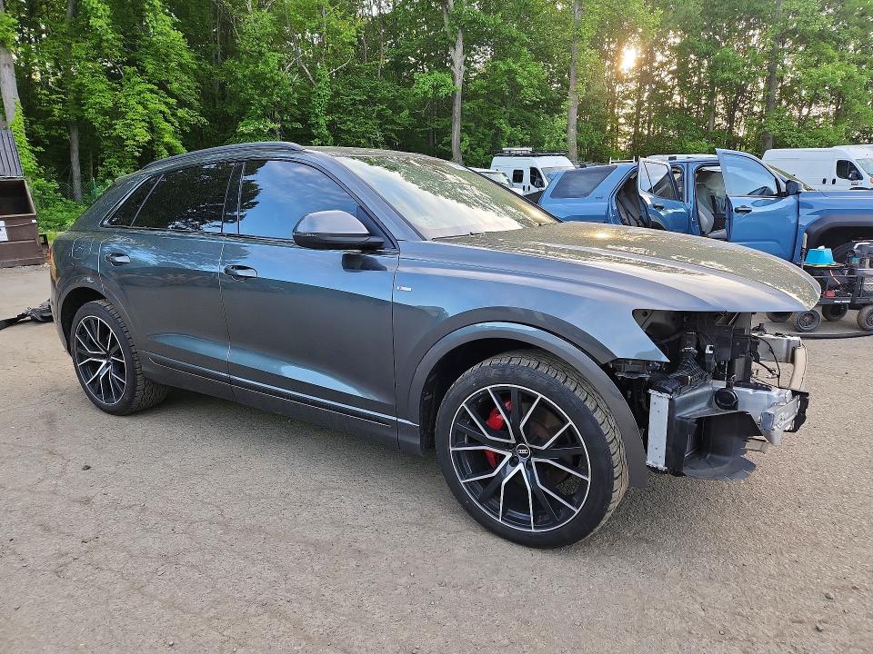 2021 Audi Q8 VIN WA1EVAF11MD013961 COPART salvage auction — FRONT END, Ma - Cert Of Title-Salvage, sold $16,900 on 2026-07-09 (photo 4)