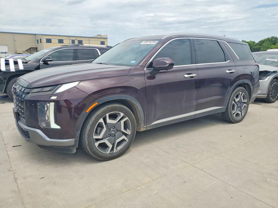 2024 Hyundai VIN KM8R44GE7RU729456 COPART salvage auction — REAR END, TX - SALVAGE VEHICLE TITLE, sold $5,900 on 2026-07-30 (photo 1)