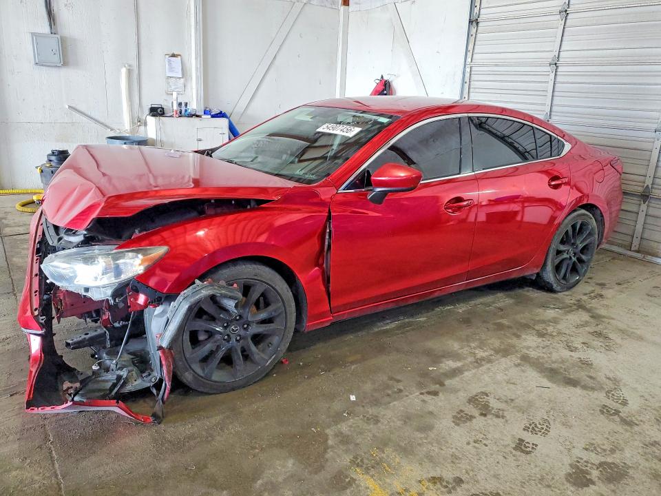 2016 Mazda 6 VIN JM1GJ1V56G1418234 COPART salvage auction — FRONT END, Ky - Cert Of Title-Salvage, sold $400 on 2026-07-06 (photo 1)