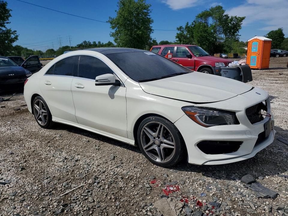 2014 Mercedes-benz Cla-klasse VIN WDDSJ4EB9EN090787 COPART salvage auction — FRONT END, MD - CERT OF SALVAGE > 75% DAMAGE, sold $2,500 on 2026-07-28 (photo 4)
