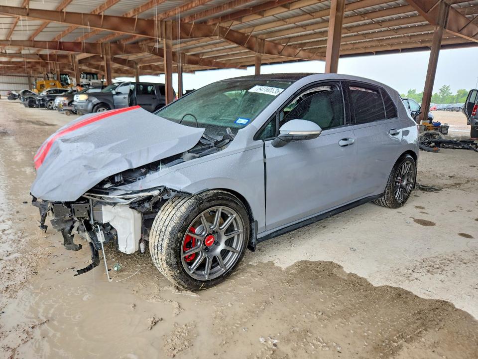 2023 Volkswagen Gti VIN WVWWA7CD4PW212020 COPART salvage auction — FRONT END, Tx - Salvage Vehicle Title, sold $4,500 on 2026-07-31 (photo 1)