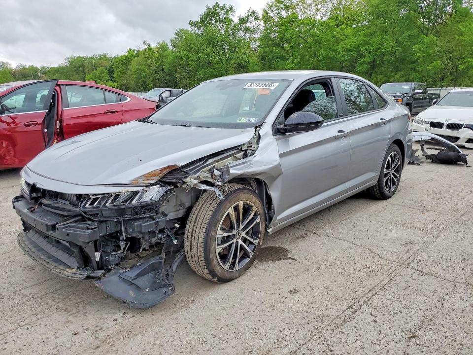 2025 Volkswagen VIN 3VWBX7BU2SM042633 COPART salvage auction — FRONT END, Pa - Certificate Of Salvage, sold $7,500 on 2026-07-02 (photo 1)