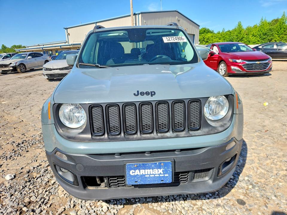 2017 Jeep Renegade VIN ZACCJABB9HPG64754 COPART salvage auction — UNDERCARRIAGE, TN - SALVAGE CERTIFICATE, sold $2,300 on 2026-07-28 (photo 5)