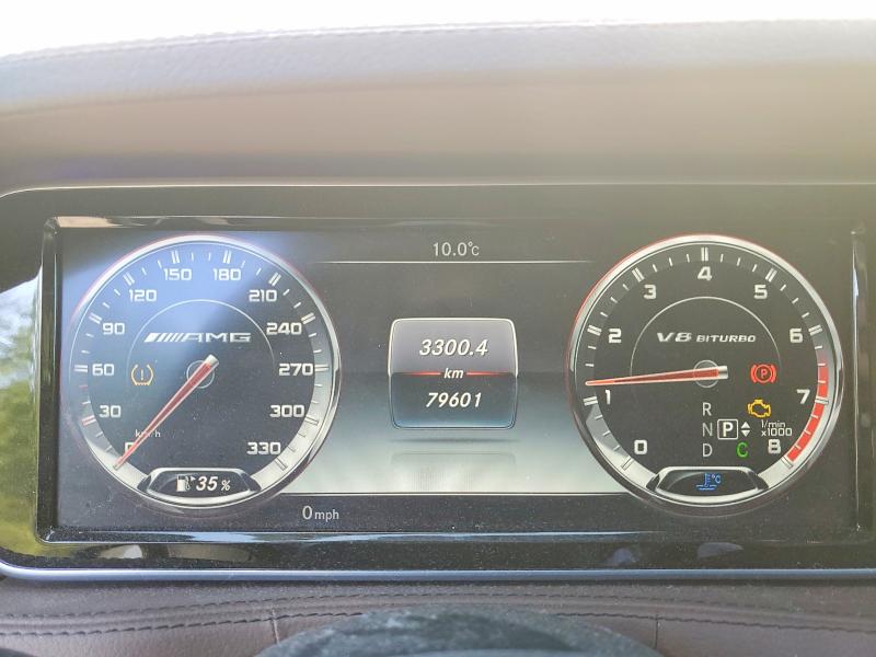 2015 Mercedes-benz S-klasse VIN WDDUG7JB6FA201478 COPART salvage auction — FRONT END, On - Permit Salvage, sold $21,150 on 2026-07-02 (photo 9)