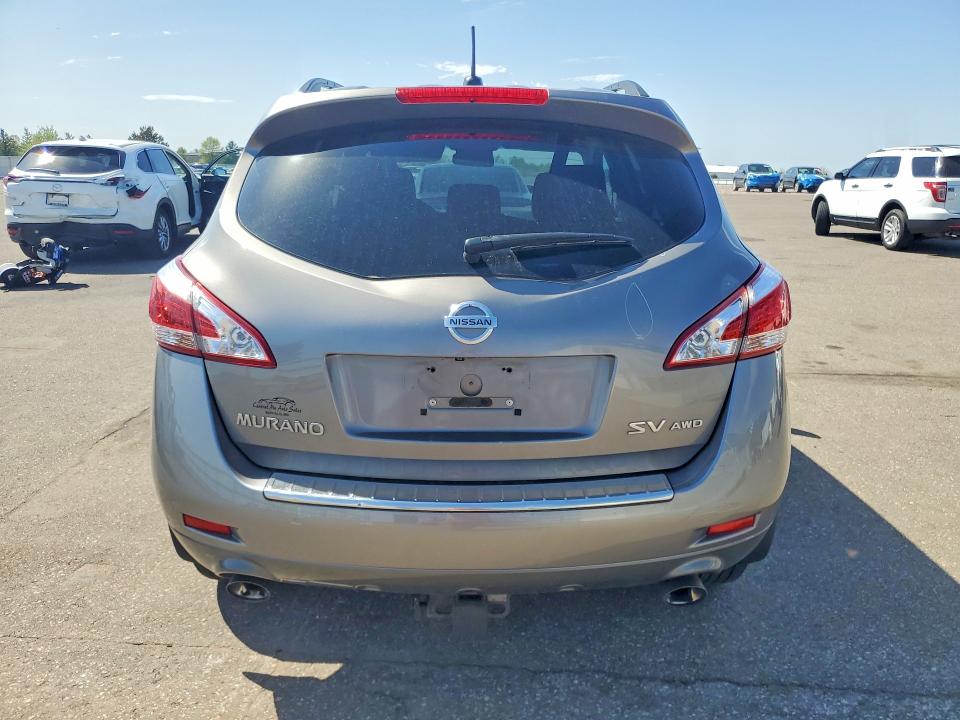 2011 Nissan Murano VIN JN8AZ1MW2BW179936 COPART salvage auction — FRONT END, Mn - Cert Of Title-Salvage, sold $225 on 2026-07-28 (photo 6)