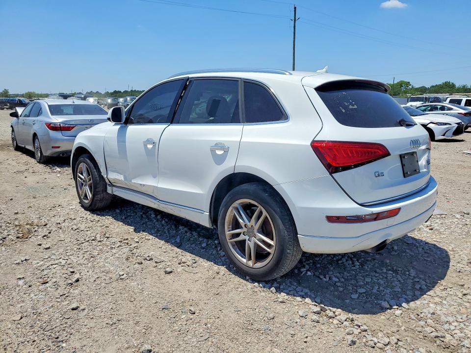 2017 Audi Q5 VIN WA1C2AFP7HA008498 COPART salvage auction — SIDE, Tx - Certificate Of Title (P), sold $2,450 on 2026-07-09 (photo 2)