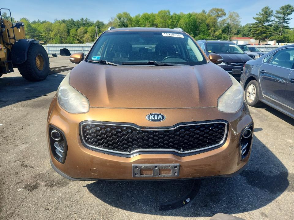 2018 Kia Sportage VIN KNDPNCACXJ7373663 COPART salvage auction — REAR END, Wv - Salvage Certificate, sold $3,450 on 2026-07-07 (photo 5)