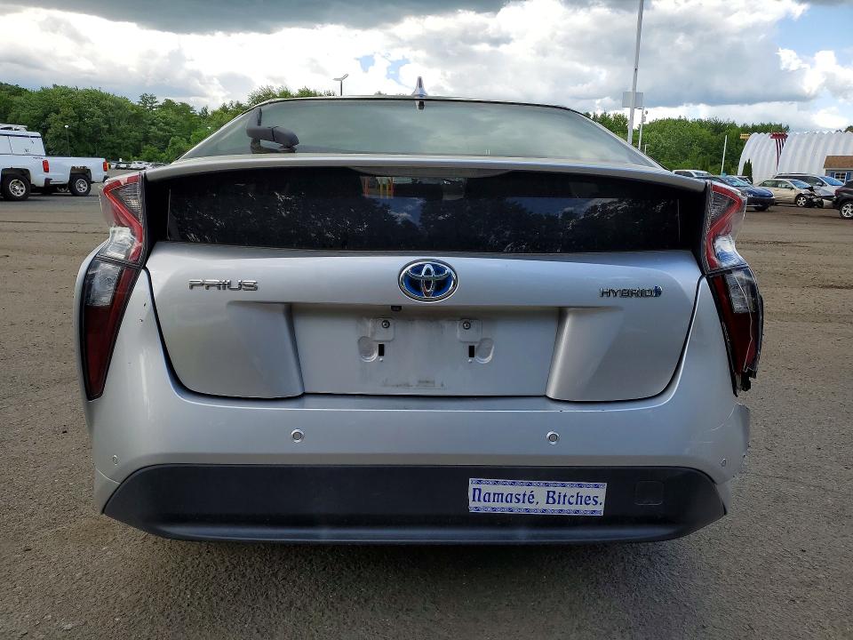2017 Toyota Prius VIN JTDKBRFU3H3574877 COPART salvage auction — REAR END, Ny - Cert Of Title-Salvage, sold $2,800 on 2026-07-09 (photo 6)