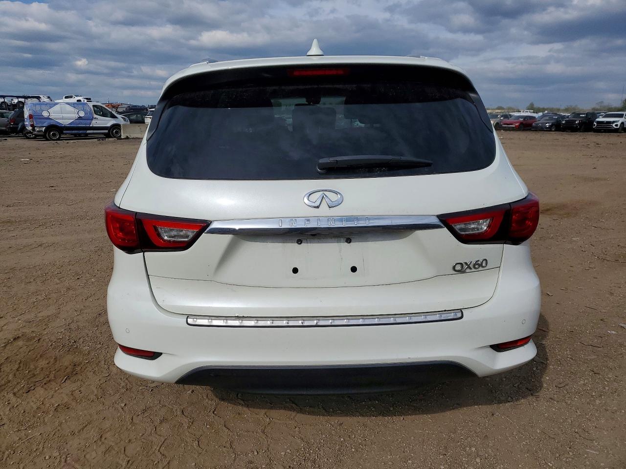 2017 Infiniti QX60 VIN 5N1DL0MM5HC517080 COPART salvage auction — Front End, IL - SALVAGE CERTIFICATE, sold $2,300 on 2026-06-30 (photo 6)