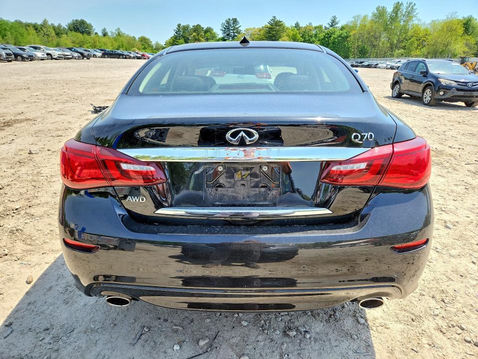 2019 Infiniti Q70 VIN JN1BY1AR0KM585326 COPART salvage auction — FRONT END, Ma - Cert Of Title-Salvage, sold $5,700 on 2026-07-07 (photo 6)