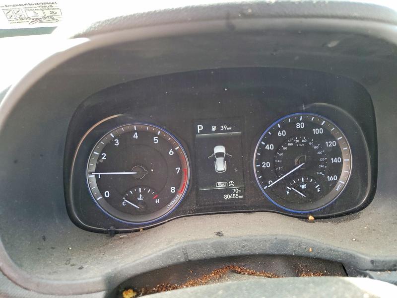2022 Hyundai Kona VIN KM8K2CAB6NU759901 COPART salvage auction — FRONT END, Pa - Certificate Of Salvage, sold $1,000 on 2026-07-23 (photo 9)