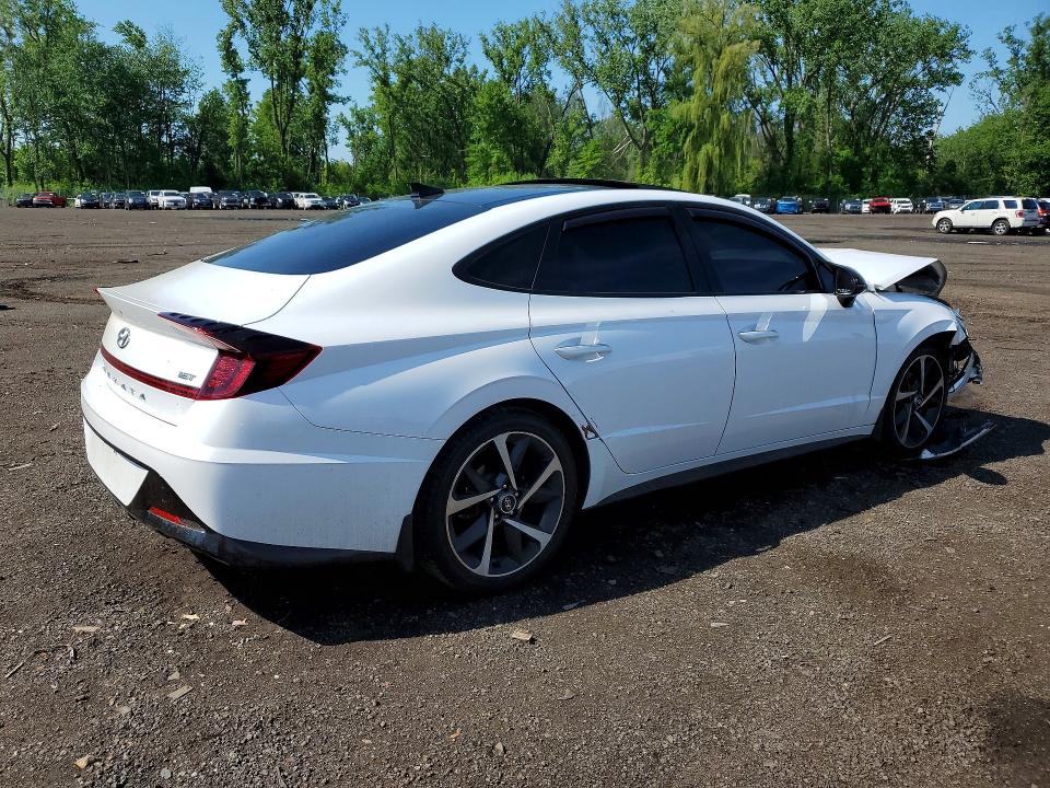 2023 Hyundai VIN KMHL44J25PA273072 COPART salvage auction — FRONT END, Ct - Cert Of Title-Salvage, sold $4,050 on 2026-07-17 (photo 3)