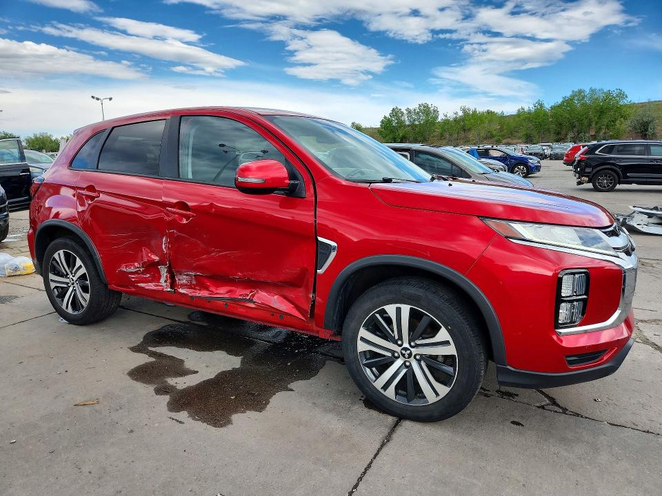 2020 Mitsubishi Outlander VIN JA4AR3AU4LU020403 COPART salvage auction — SIDE, Fl - Cert Of Title Slvg Rebuildable, sold $4,600 on 2026-07-06 (photo 4)