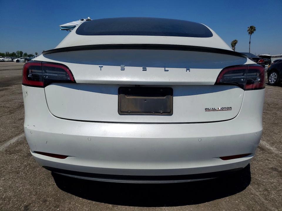 2020 Tesla Model 3 VIN 5YJ3E1EC4LF624428 COPART salvage auction — FRONT END, Ca - Salvage Certificate, sold $60 on 2026-07-21 (photo 6)