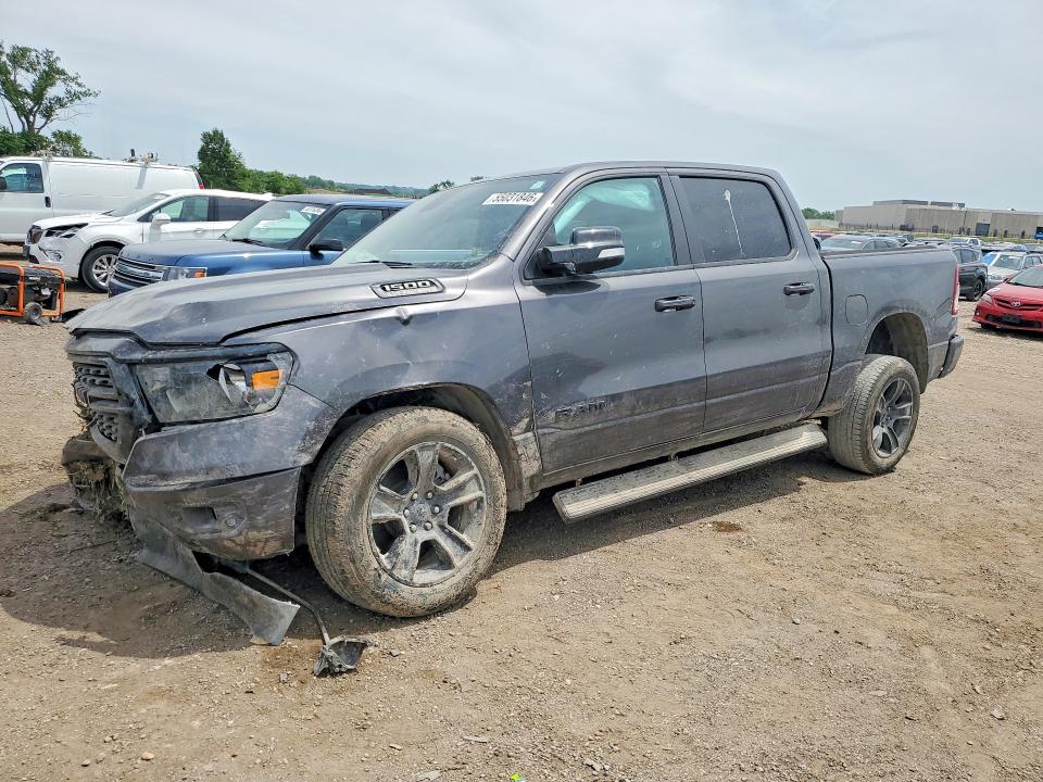 2022 Ram VIN 1C6SRFFT7NN138669 COPART salvage auction — FRONT END, Ia - Cert Of Title-Salvage Title, sold $6,100 on 2026-07-31 (photo 1)