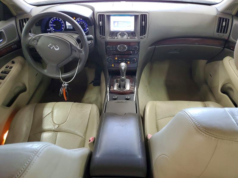 2011 Infiniti G37 VIN JN1CV6AP7BM304583 COPART salvage auction — FRONT END, Nc - Salvage Certificate Of Title, sold $950 on 2026-07-15 (photo 8)
