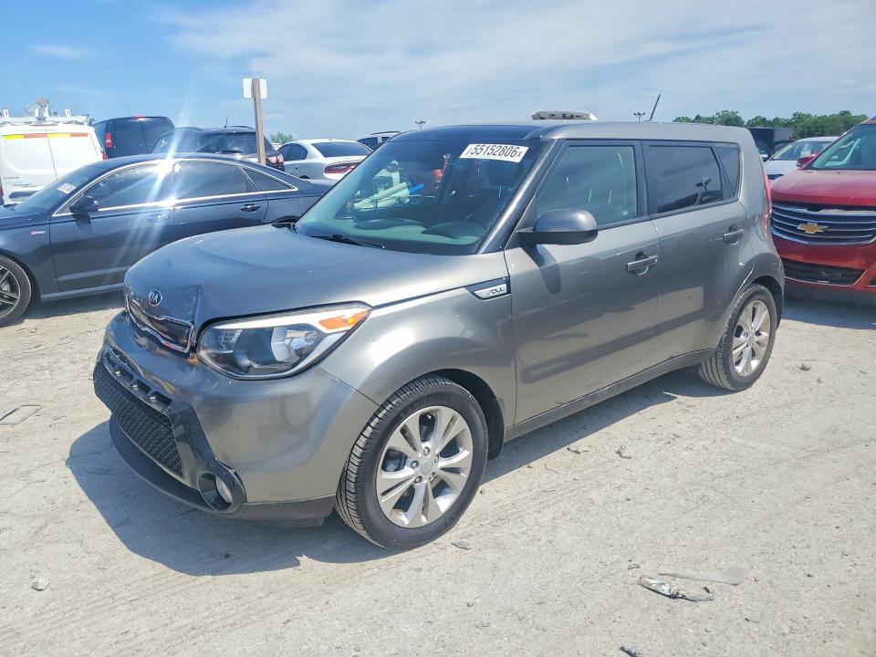 2016 Kia Soul VIN KNDJP3A5XG7252917 COPART salvage auction — FRONT END, In - Cert Of Title-Salvage Title, sold $1,100 on 2026-07-10 (photo 1)