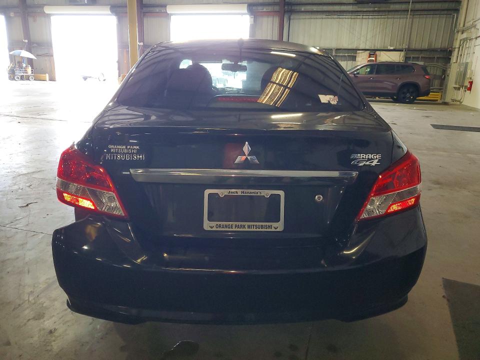 2017 Mitsubishi Mirage VIN ML32F3FJ2HHF18610 COPART salvage auction — REAR END, Mt - Certificate Of Title, sold $675 on 2026-07-20 (photo 6)