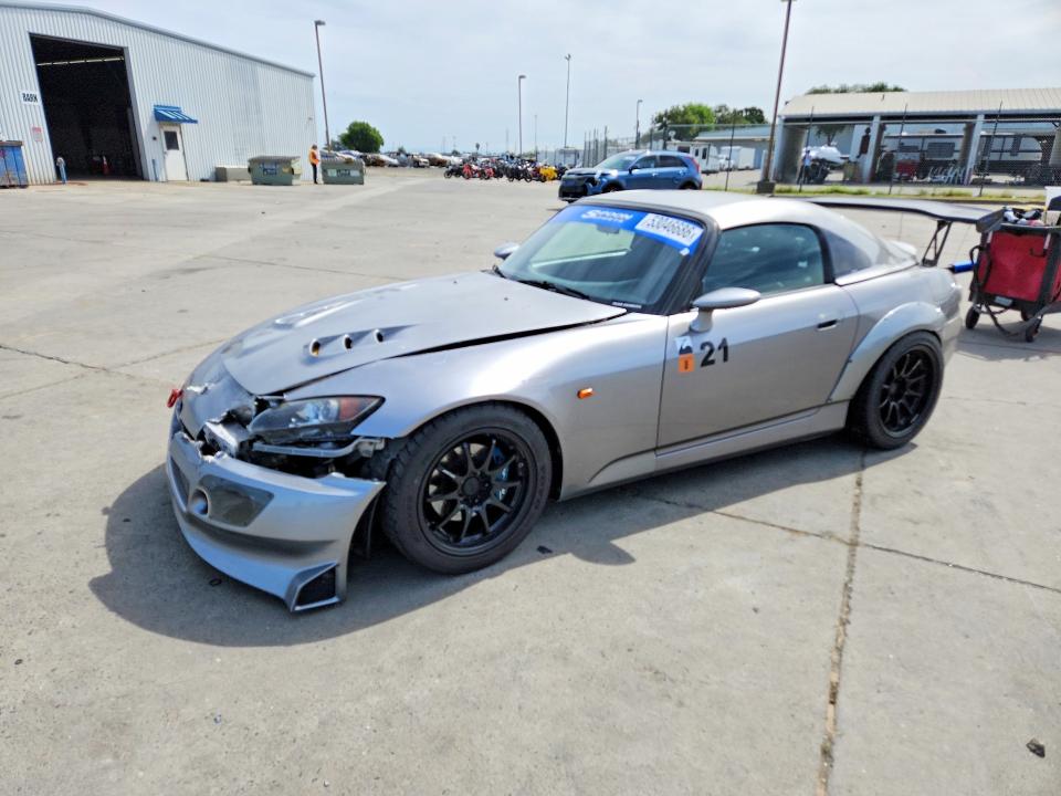 2001 Honda S2000 VIN JHMAP114X1T001517 COPART salvage auction — FRONT END, Ca - Salvage Certificate, sold $21,100 on 2026-07-13 (photo 1)