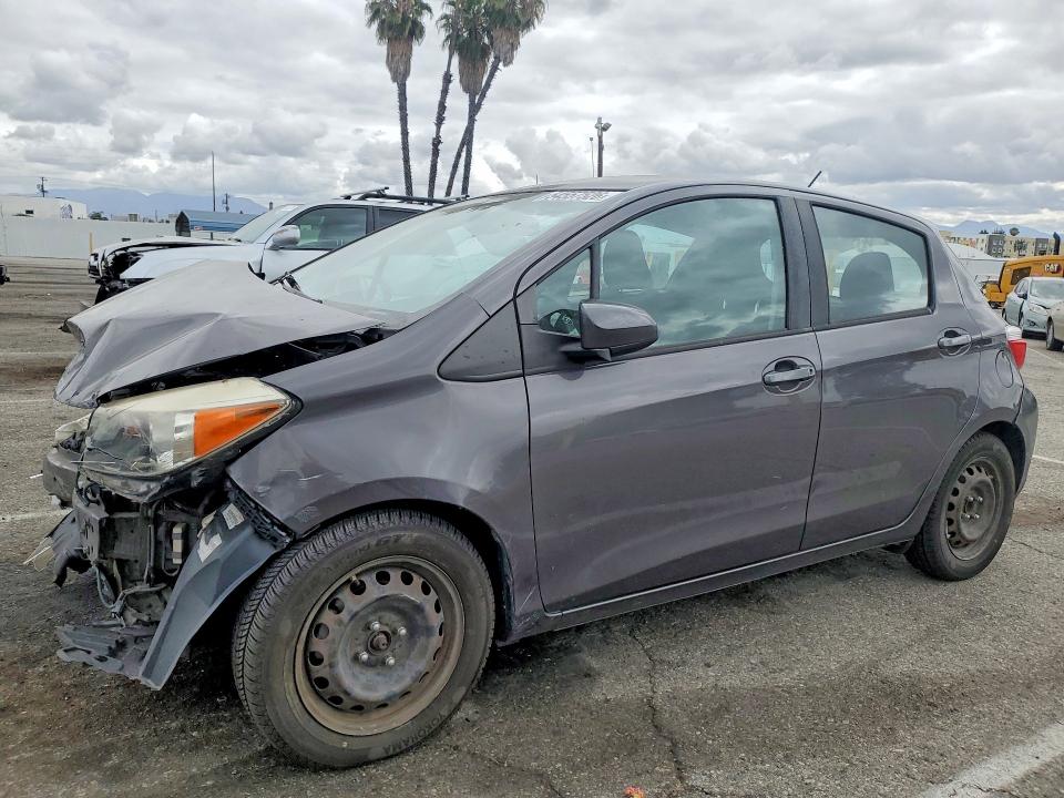 2014 Toyota Yaris VIN VNKKTUD32EA009822 COPART salvage auction — FRONT END, Ca - Salvage Certificate, sold $1,250 on 2026-07-02 (photo 1)