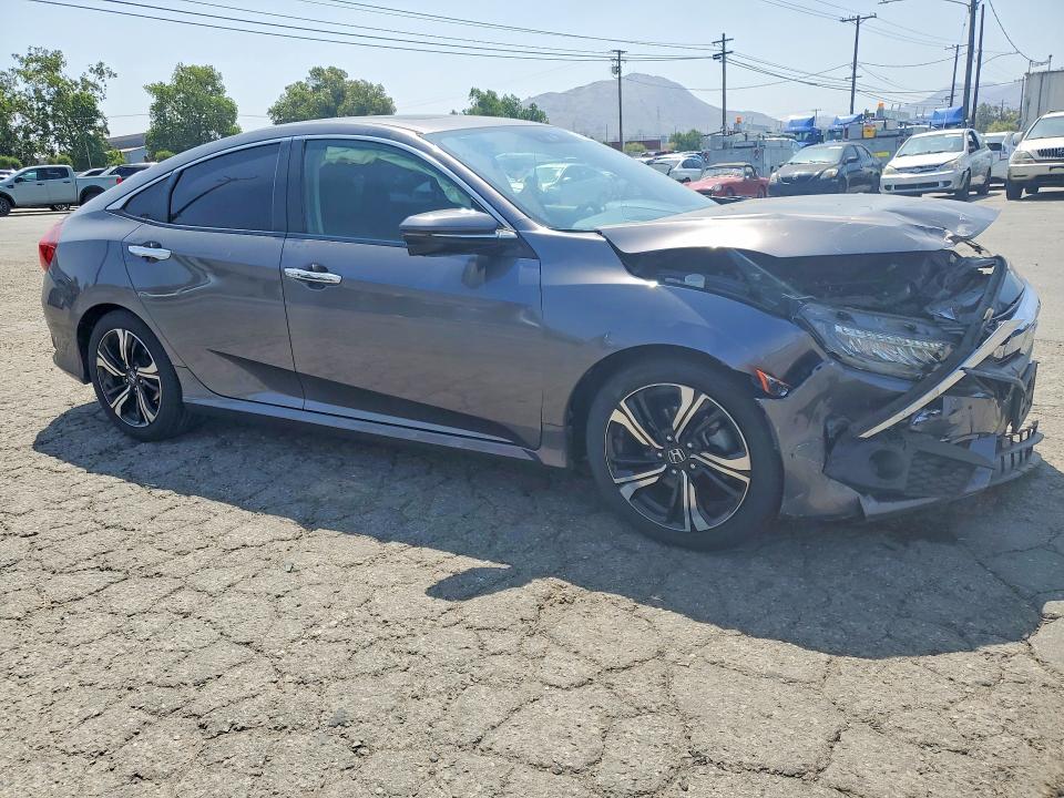 2018 Honda Civic VIN JHMFC1F91JX013361 COPART salvage auction — FRONT END, Ca - Salvage Certificate, sold $2,700 on 2026-07-02 (photo 4)