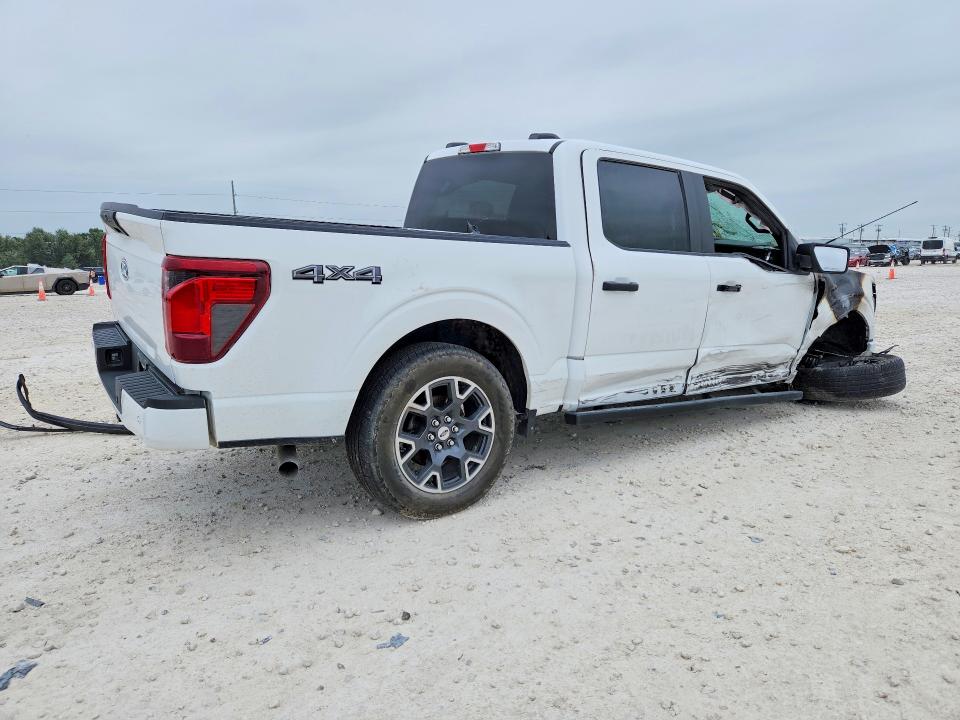 2024 Ford F-150 lightning VIN 1FTFW2L50RKD90983 COPART salvage auction — BURN, Tx - Salvage Vehicle Title, sold $4,300 on 2026-07-09 (photo 3)