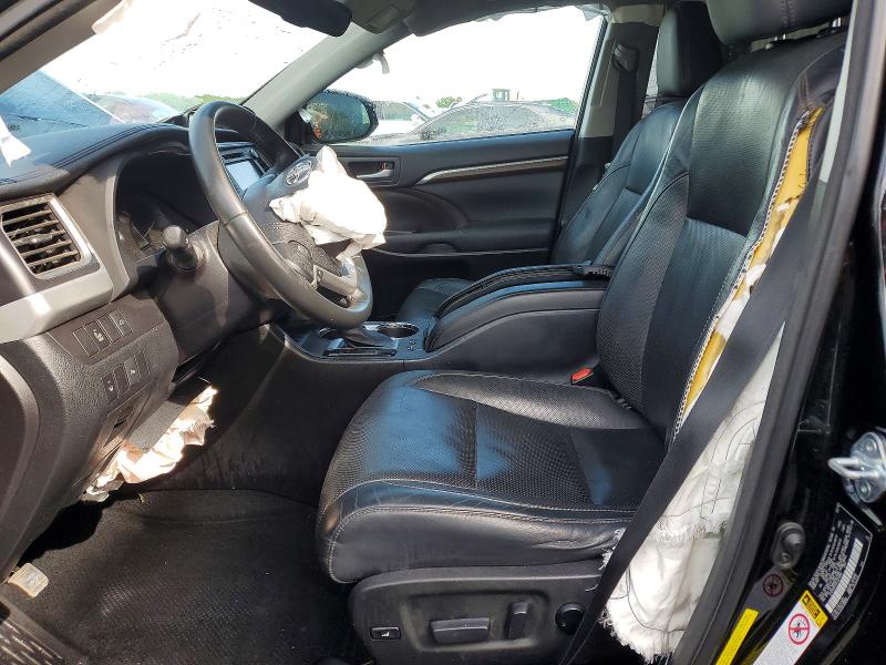 2015 Toyota Highlander VIN 5TDYKRFH3FS075845 COPART salvage auction — FRONT END, Tx - Salvage Vehicle Title, sold $4,450 on 2026-07-07 (photo 7)