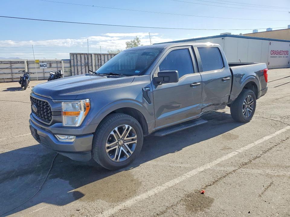 2021 Ford F-150 VIN 1FTEW1CP1MKE92261 COPART salvage auction — SIDE, Tx - Salvage Vehicle Title, sold $10,799 on 2026-07-31 (photo 1)