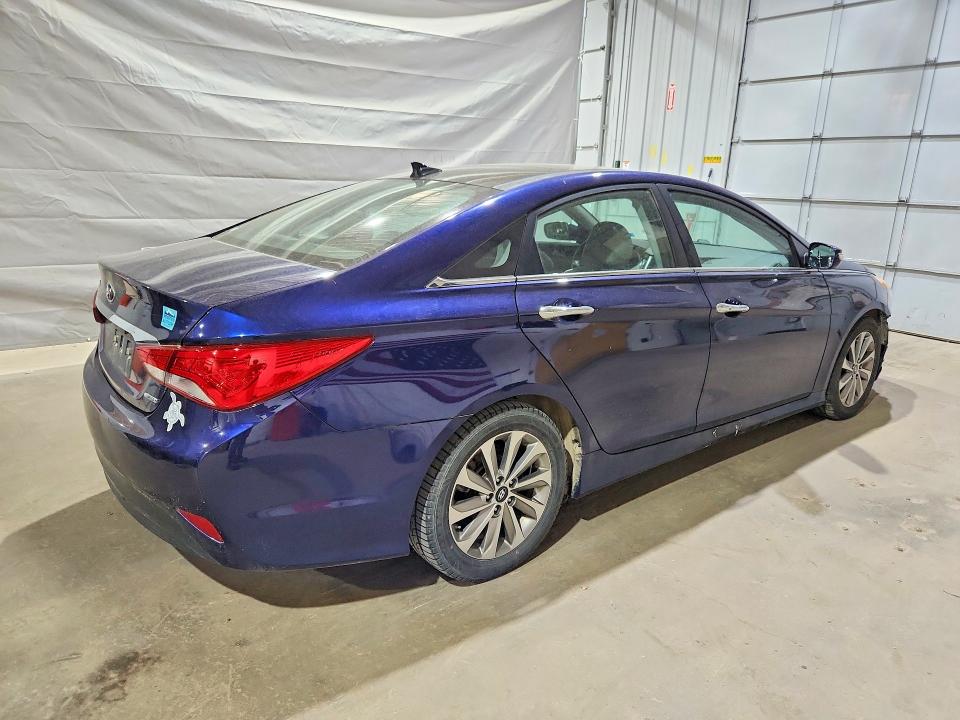 2014 Hyundai Sonata VIN 5NPEC4AC6EH887885 COPART salvage auction — FRONT END, Nh - Cert Of Title-Salvage, sold $675 on 2026-07-15 (photo 3)