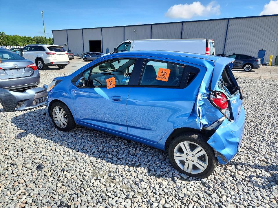 2014 Chevrolet Spark VIN KL8CB6S99EC430775 COPART salvage auction — REAR END, Tn - Salvage Certificate, sold $850 on 2026-07-06 (photo 2)