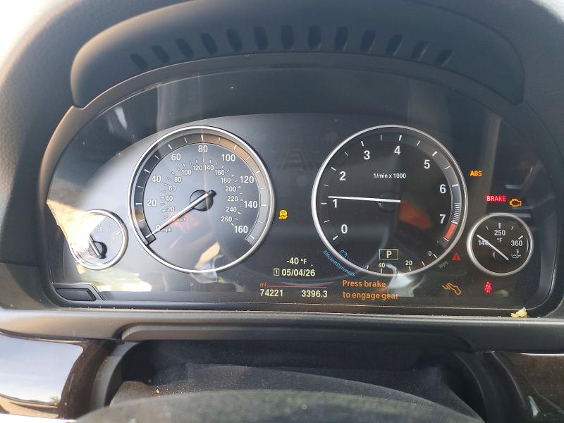 2016 BMW 5er VIN WBA5A7C58GG643200 COPART salvage auction — FRONT END, Md - Cert Of Salvage < 75% Damage, sold $3,250 on 2026-07-02 (photo 9)