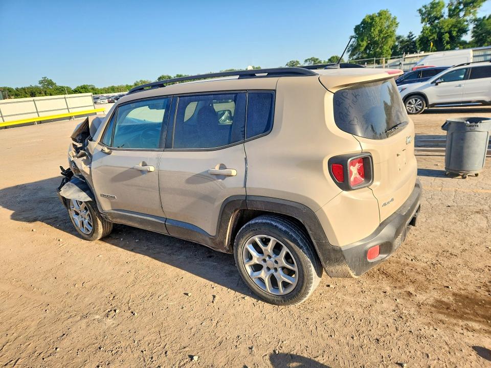 2015 Jeep Renegade VIN ZACCJBBT0FPB37293 COPART salvage auction — FRONT END, Ks - Cert Of Title-Salvage, sold $700 on 2026-08-03 (photo 2)