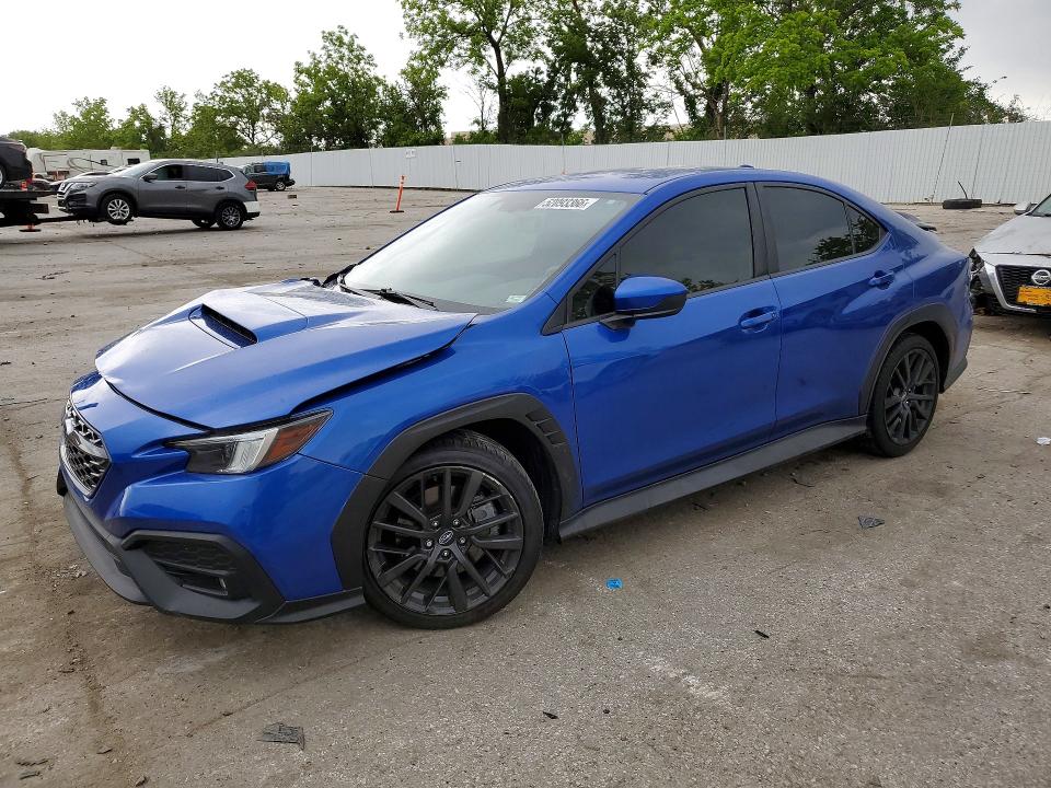 2023 Subaru Wrx VIN JF1VBAH61P8804145 COPART salvage auction — FRONT END, Mo - Salvage Certificate Of Title, sold $3,650 on 2026-07-28 (photo 1)