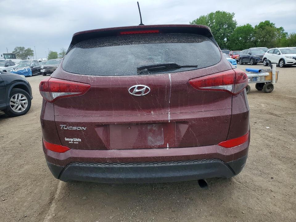 2017 Hyundai Tucson VIN KM8J23A48HU441702 COPART salvage auction — HAIL, Ia - Cert Of Title-Salvage Title, sold $3,100 on 2026-07-10 (photo 6)