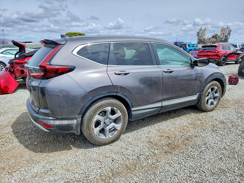 2019 Honda Cr-v VIN 5J6RW1H83KA000040 COPART salvage auction — VANDALISM, Ca - Certificate Of Title, sold $7,800 on 2026-07-02 (photo 3)