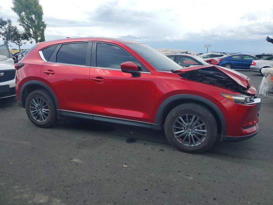 2021 Mazda Cx-5 VIN JM3KFBCM1M1500662 COPART salvage auction — FRONT END, Ca - Salvage Certificate, sold $7,500 on 2026-07-08 (photo 4)