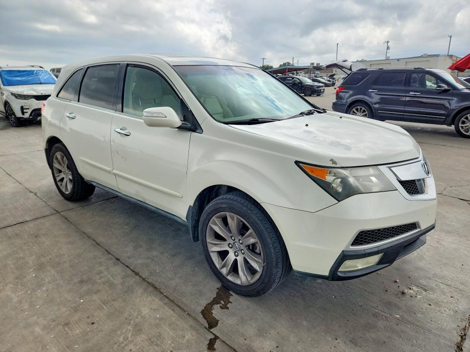 2013 Acura Mdx VIN 2HNYD2H62DH519963 COPART salvage auction — FRONT END, Tx - Salvage Vehicle Title, sold $1,700 on 2026-07-02 (photo 4)