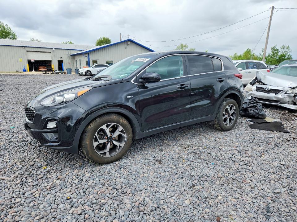 2020 Kia Sportage VIN KNDPMCAC1L7748832 COPART salvage auction — FRONT END, IL - SALVAGE CERTIFICATE, sold $2,900 on 2026-07-06 (photo 1)
