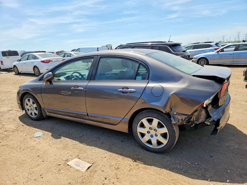 2011 Honda Civic VIN 19XFA1F51BE026696 COPART salvage auction — REAR END, Il - Salvage Certificate, sold $400 on 2026-07-09 (photo 2)