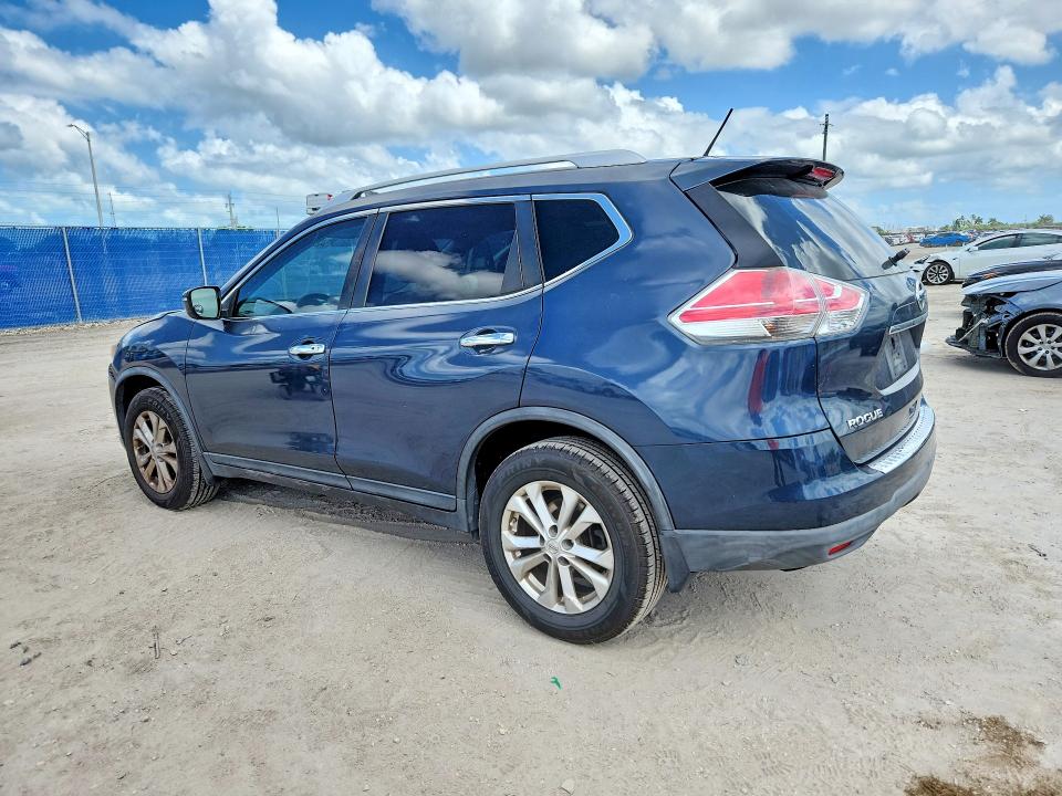2016 Nissan Rogue VIN KNMAT2MT5GP634384 COPART salvage auction — FRONT END, Fl - Cert Of Title Slvg Rebuildable, sold $800 on 2026-07-13 (photo 2)