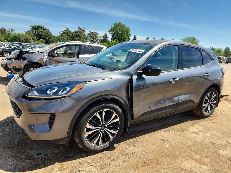 2022 Ford Escape VIN 1FMCU9BZXNUB01883 COPART salvage auction — FRONT END, Il - Salvage Certificate, sold $7,900 on 2026-07-09 (photo 1)