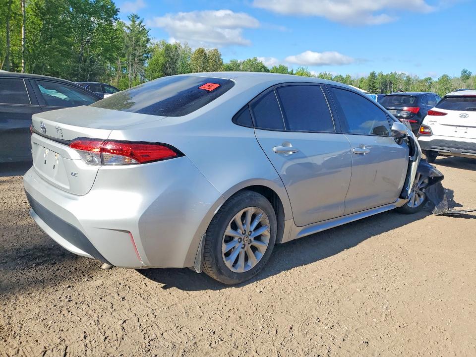 2022 Toyota Corolla VIN 5YFBPMBE2NP307168 COPART salvage auction — FRONT END, On - Permit Salvage, sold $3,800 on 2026-07-07 (photo 3)